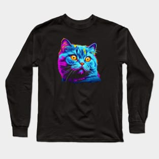 Scottish Fold Cat Long Sleeve T-Shirt